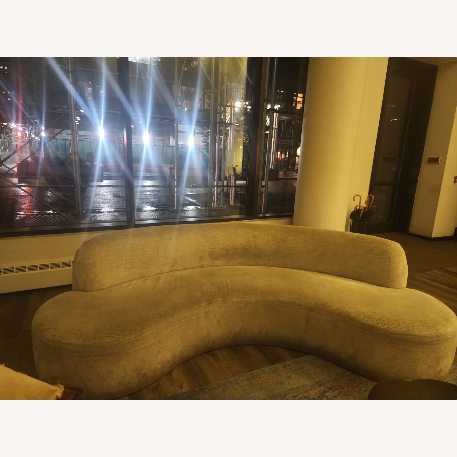 White Wool 3+ Piece Sectional - image-7