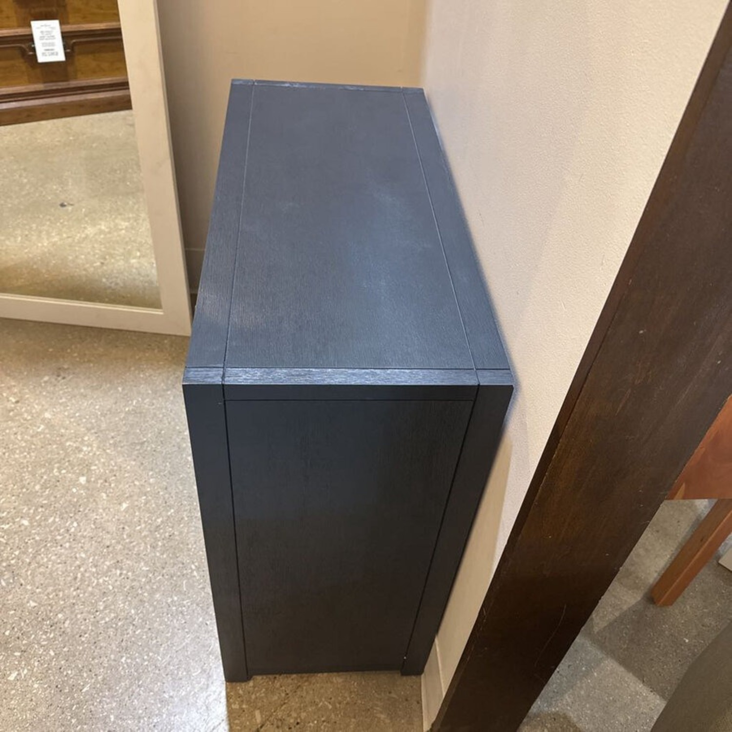 Lark 1-Drawer Cabinet Furniture Navy/Gold - image-4
