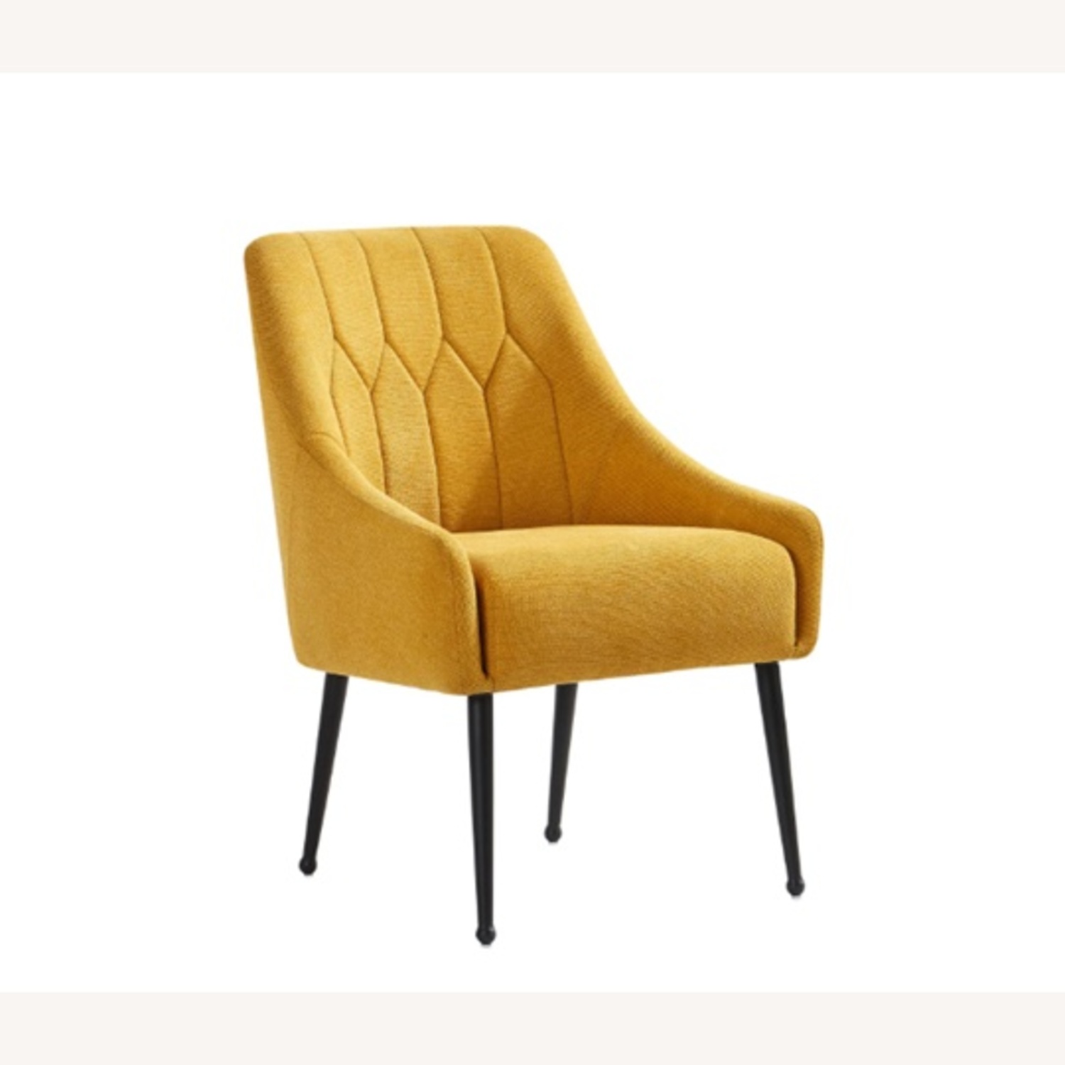 Corvus Fabric Dining Chair - Yellow - image-5