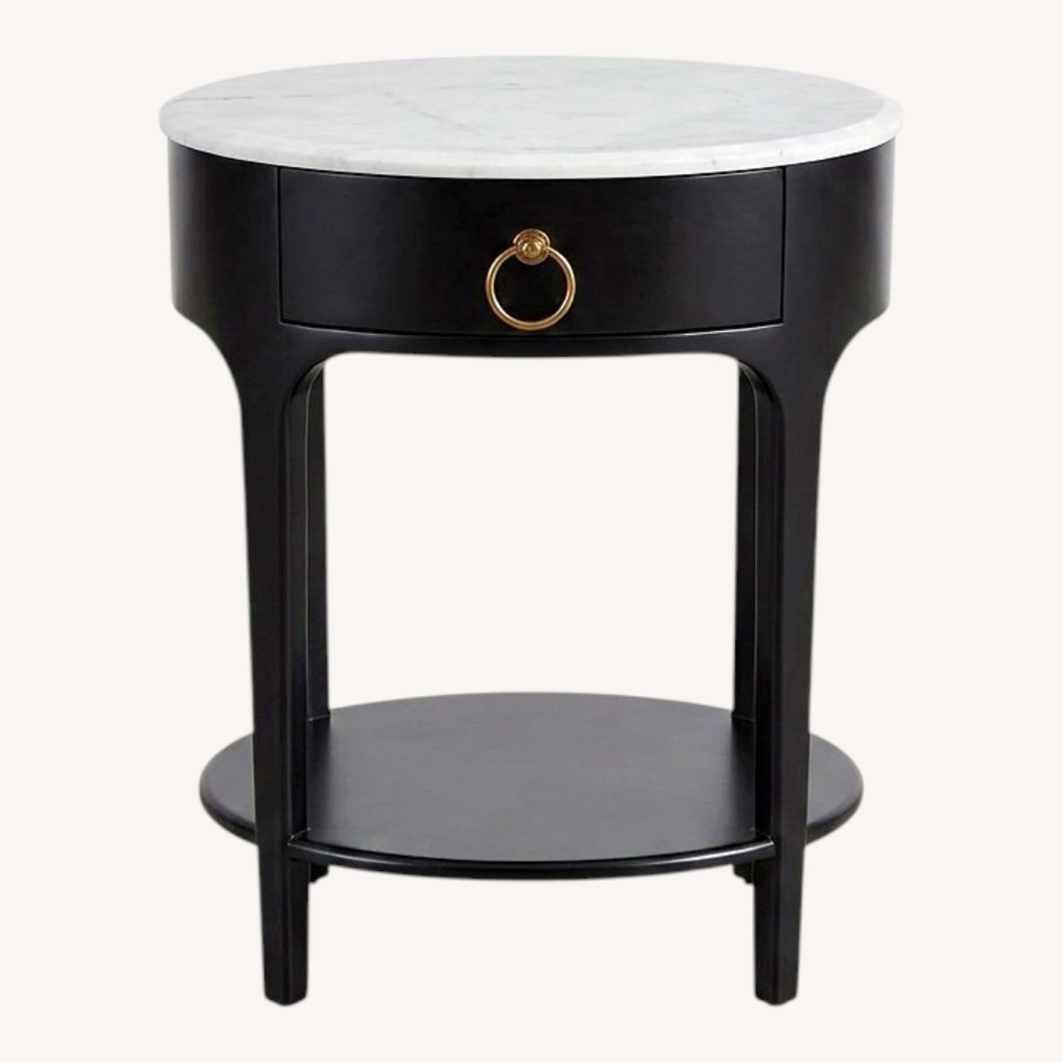 Loft Ellen 1-Drawer Nightstand Black - image-0