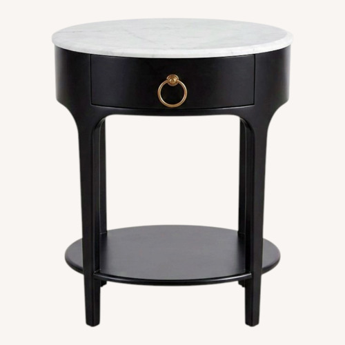 Used Loft Ellen 1-Drawer Nightstand Black for sale on AptDeco
