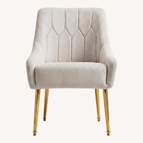 Used Corvus Fabric Dining Chair - Natural for sale on AptDeco