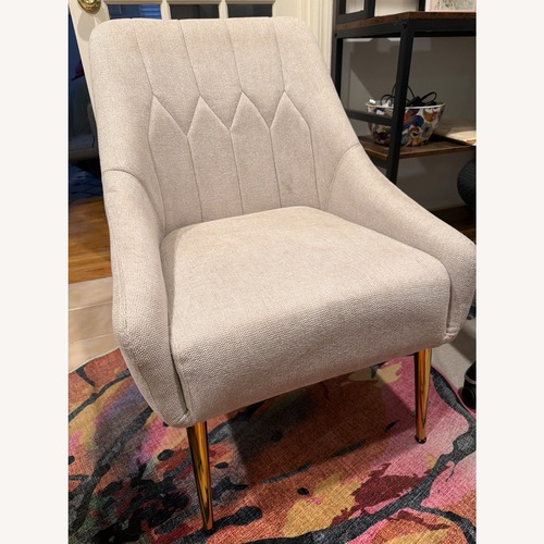 Used Corvus Fabric Dining Chair - Natural for sale on AptDeco