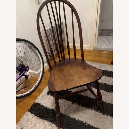 Used Vintage/Antique Finds Dark Brown Dining Chair for sale on AptDeco