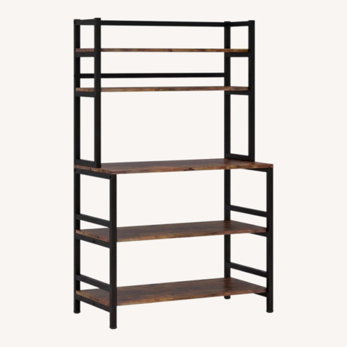 Used Dark Brown Dresser / Kitchen Storage Unit for sale on AptDeco