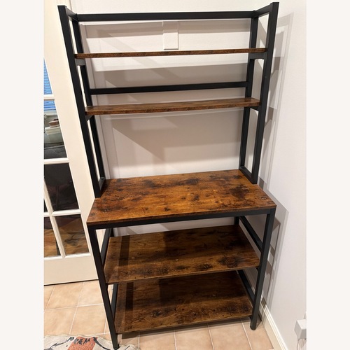 Used Dark Brown Dresser / Kitchen Storage Unit for sale on AptDeco