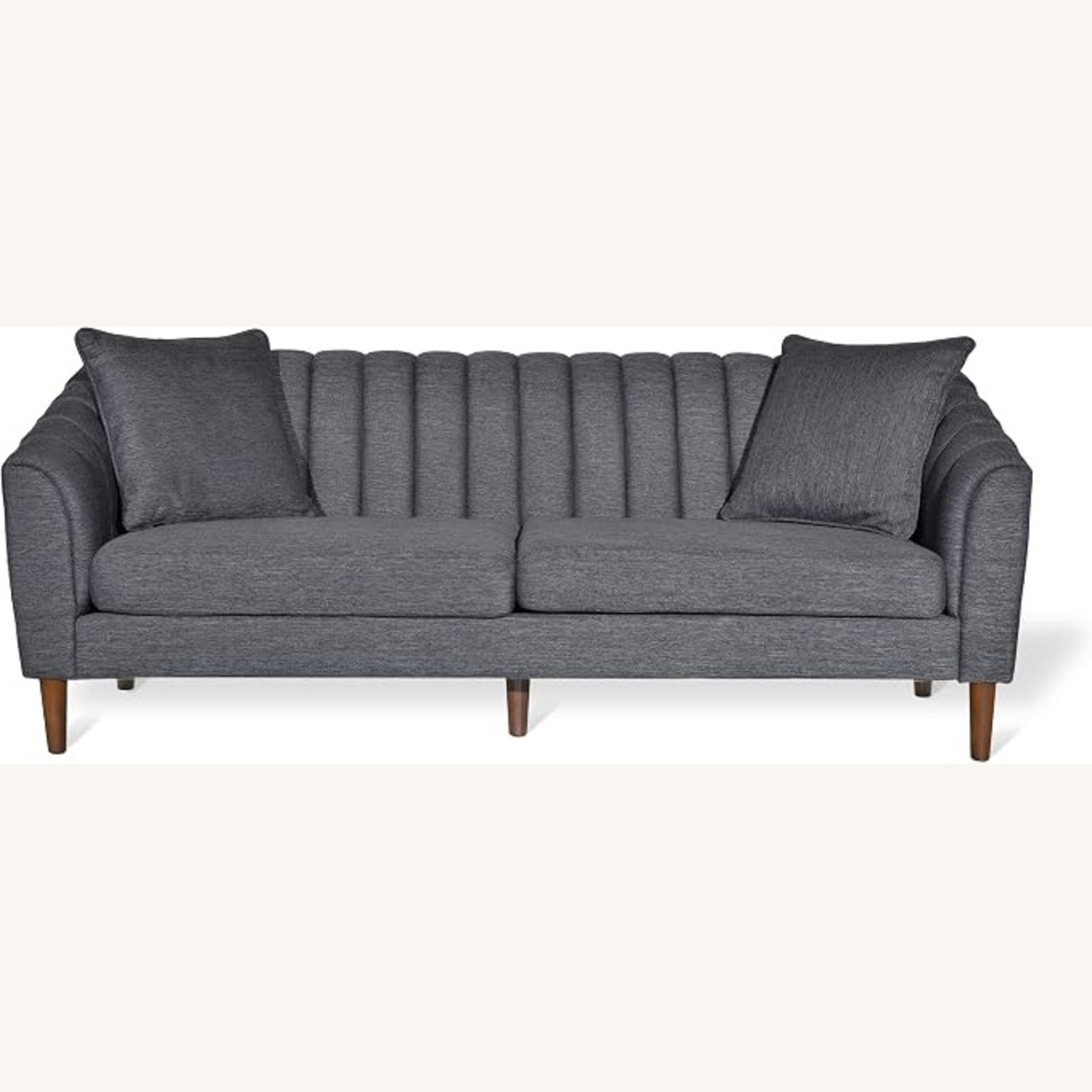 Denim Blue 3 Seater Sofa - image-4