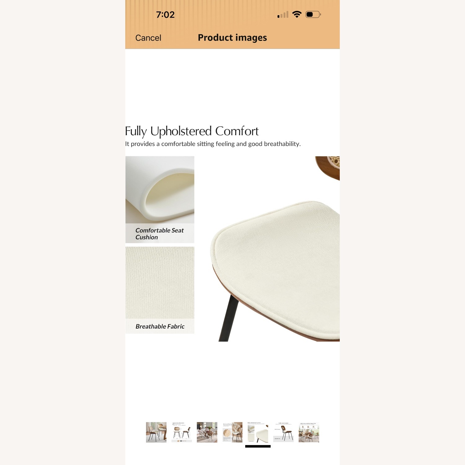 HULALA HOME Rattan Dining Chairs  - image-6