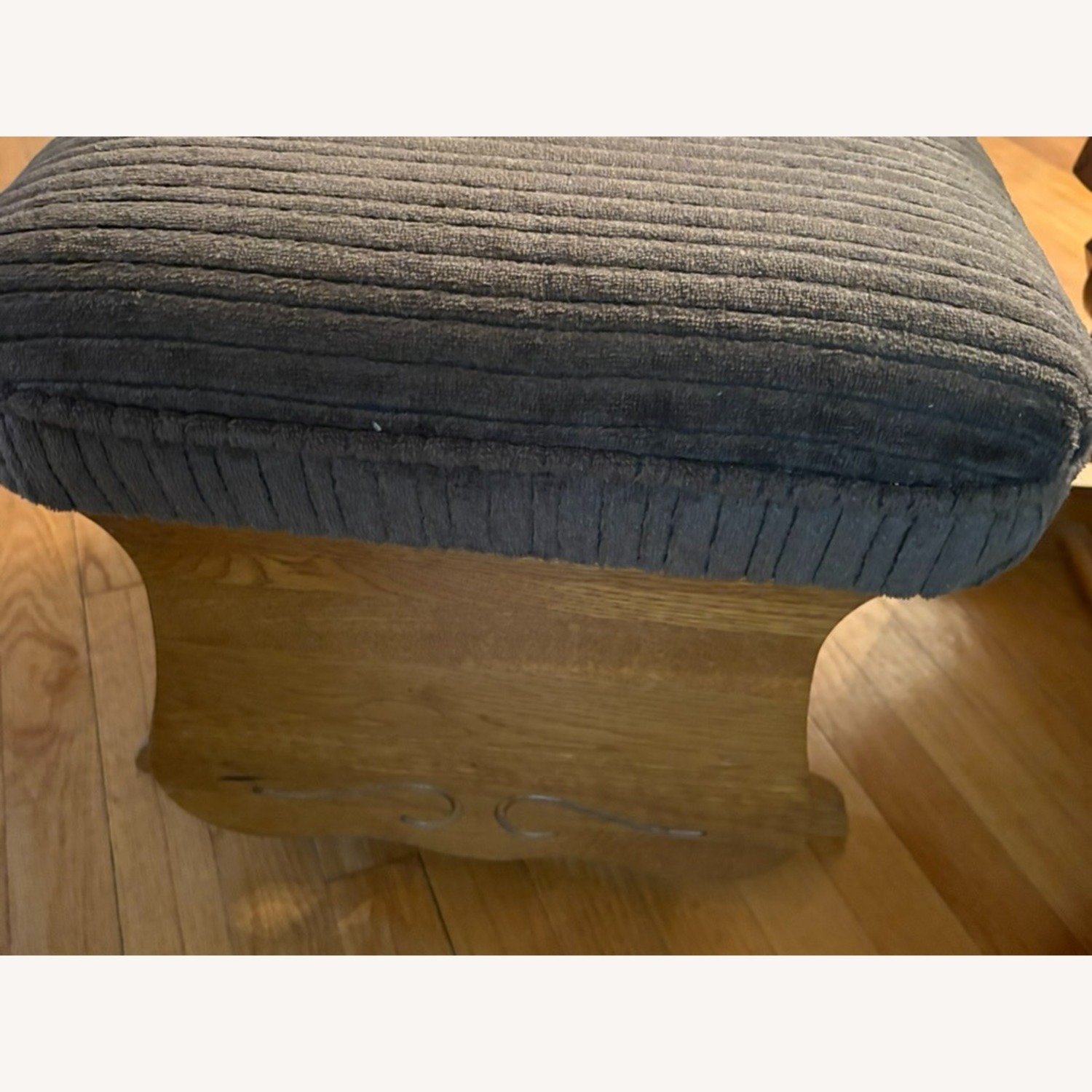 Dark Gray Glider Rocker/Nursing Chair - image-9