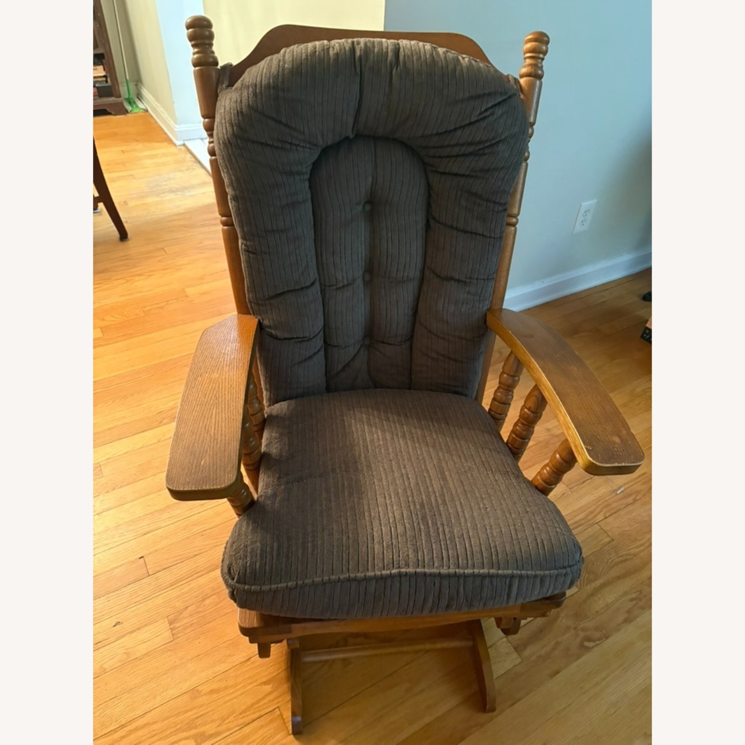 Dark Gray Glider Rocker/Nursing Chair - image-16