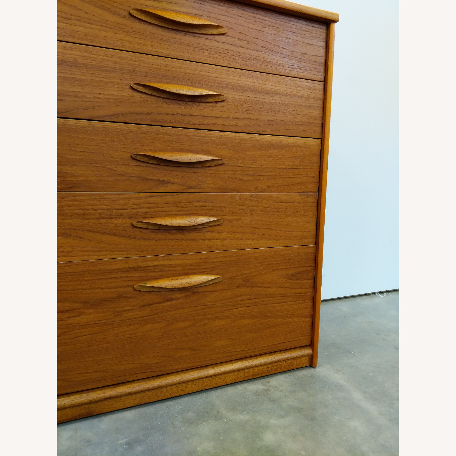 Vintage Mid Century Modern Teak Dresser - image-6