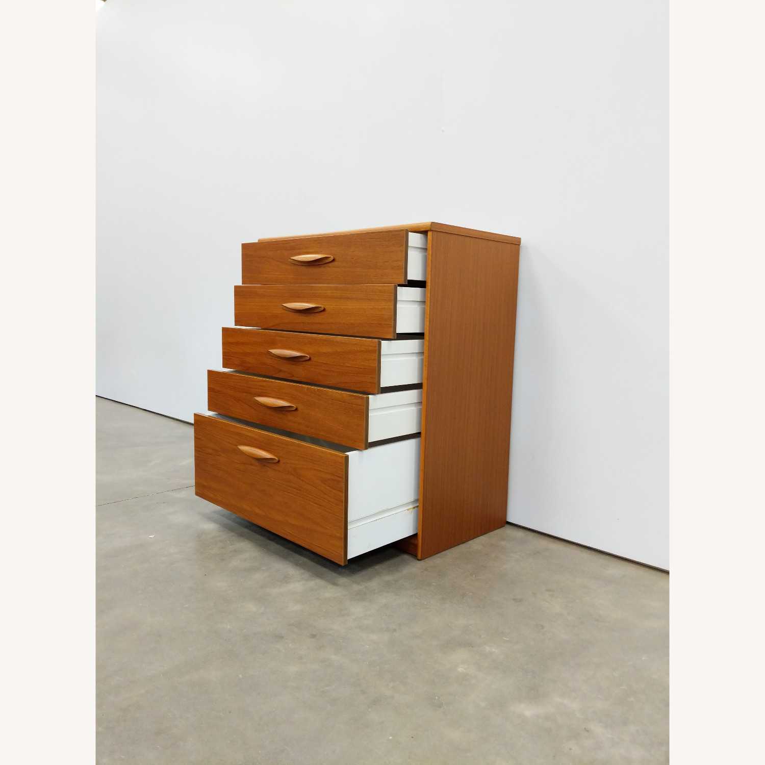 Vintage Mid Century Modern Teak Dresser - image-3