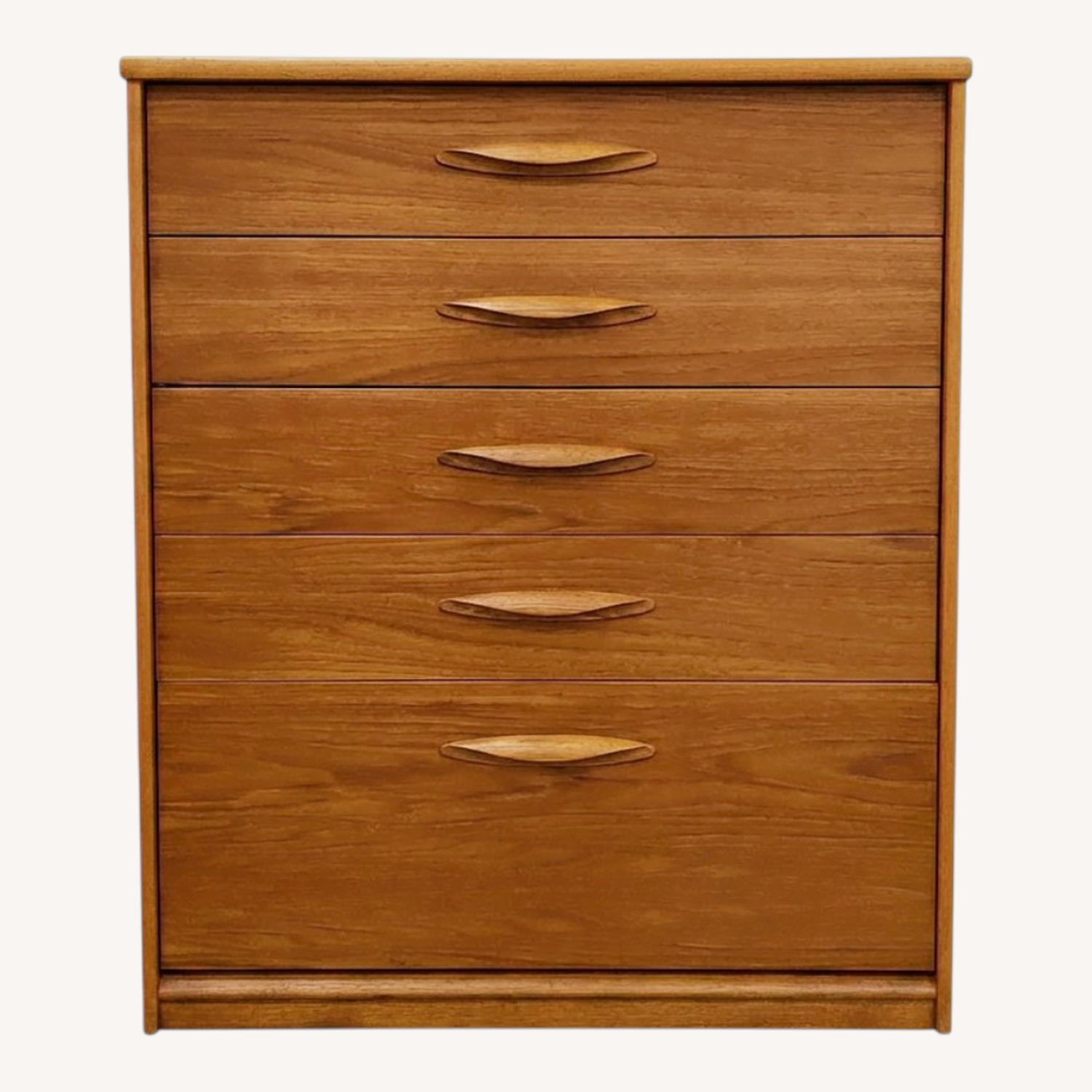 Vintage Mid Century Modern Teak Dresser - image-0
