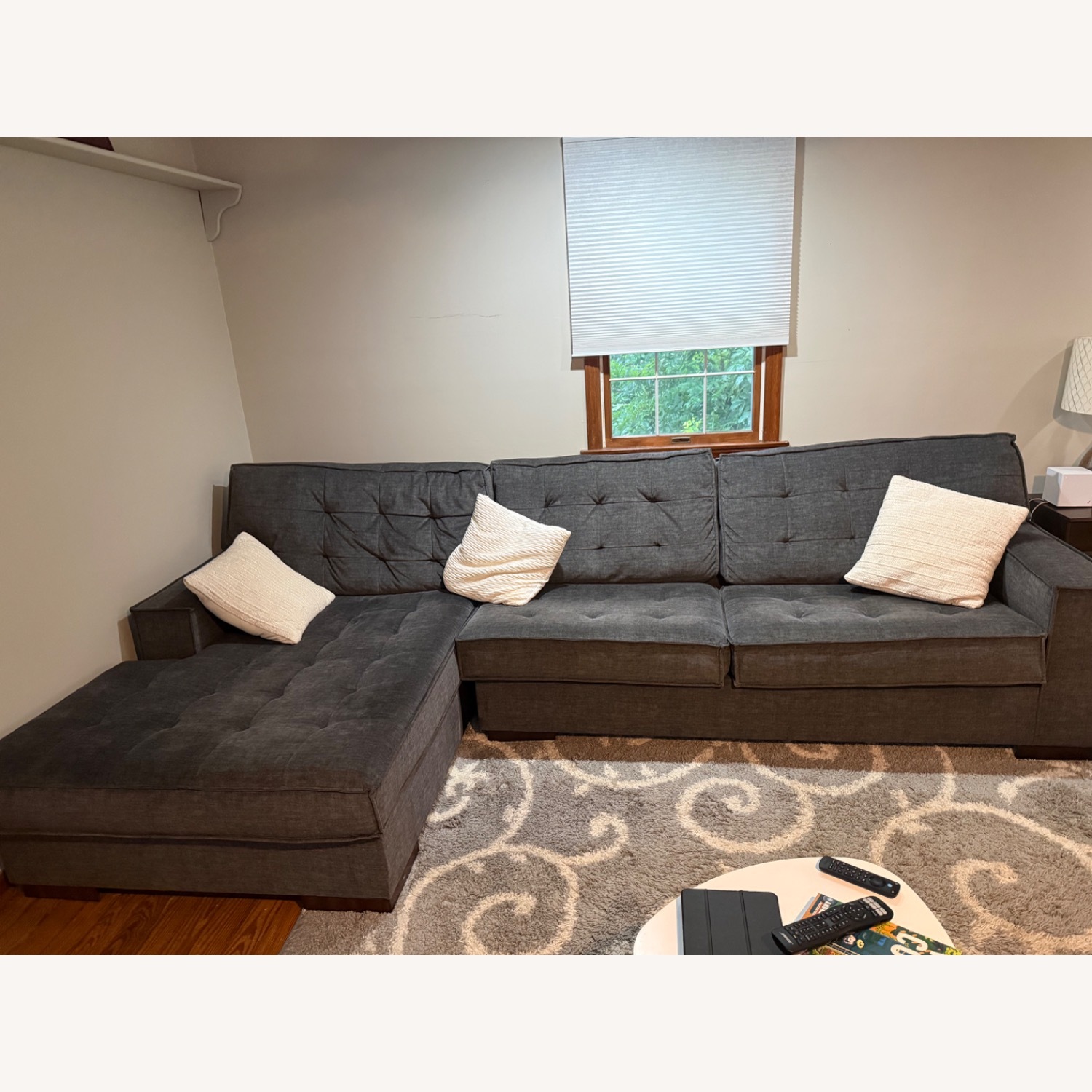 Ashley Furniture Dark Gray 2 Piece Sectional - image-2