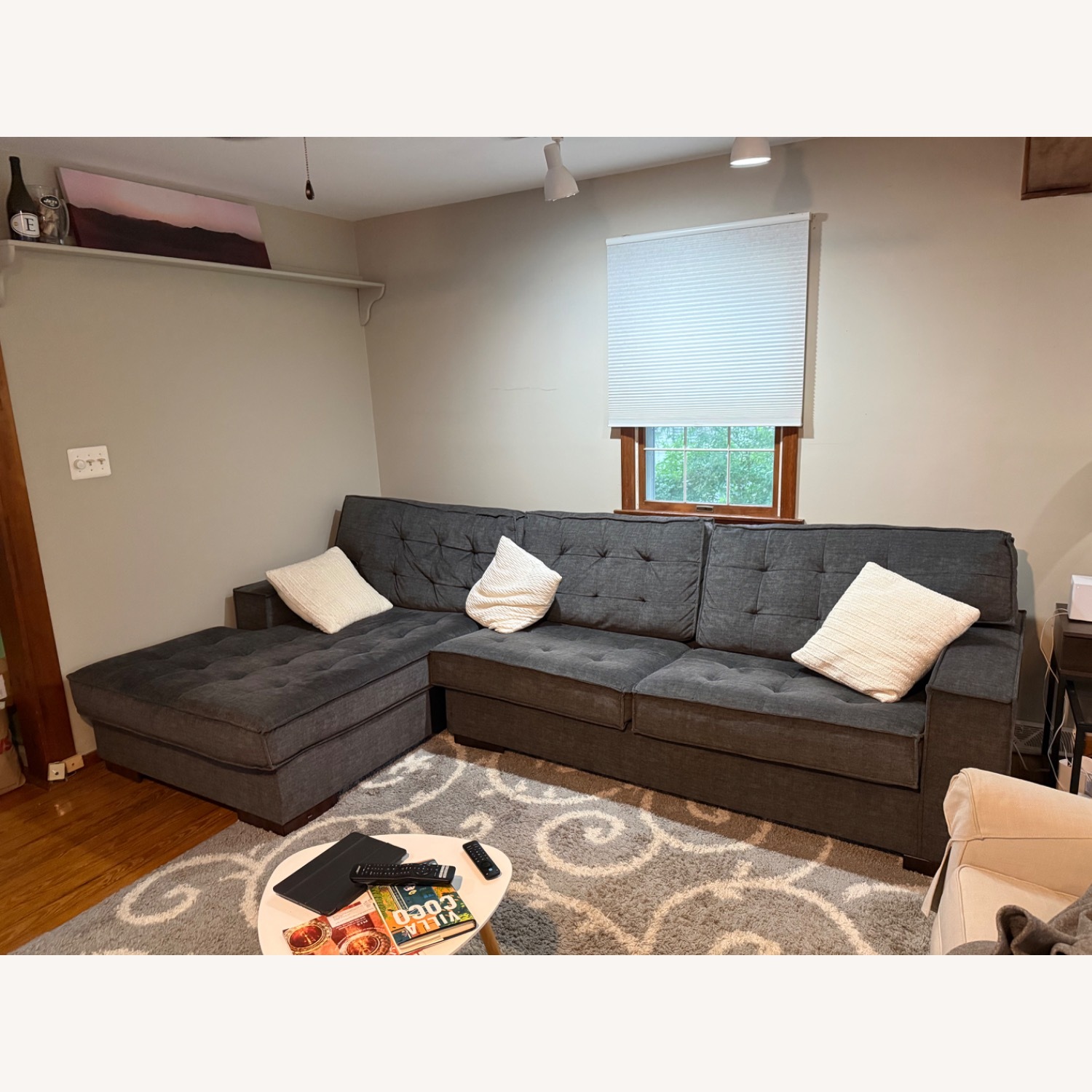 Ashley Furniture Dark Gray 2 Piece Sectional - image-1