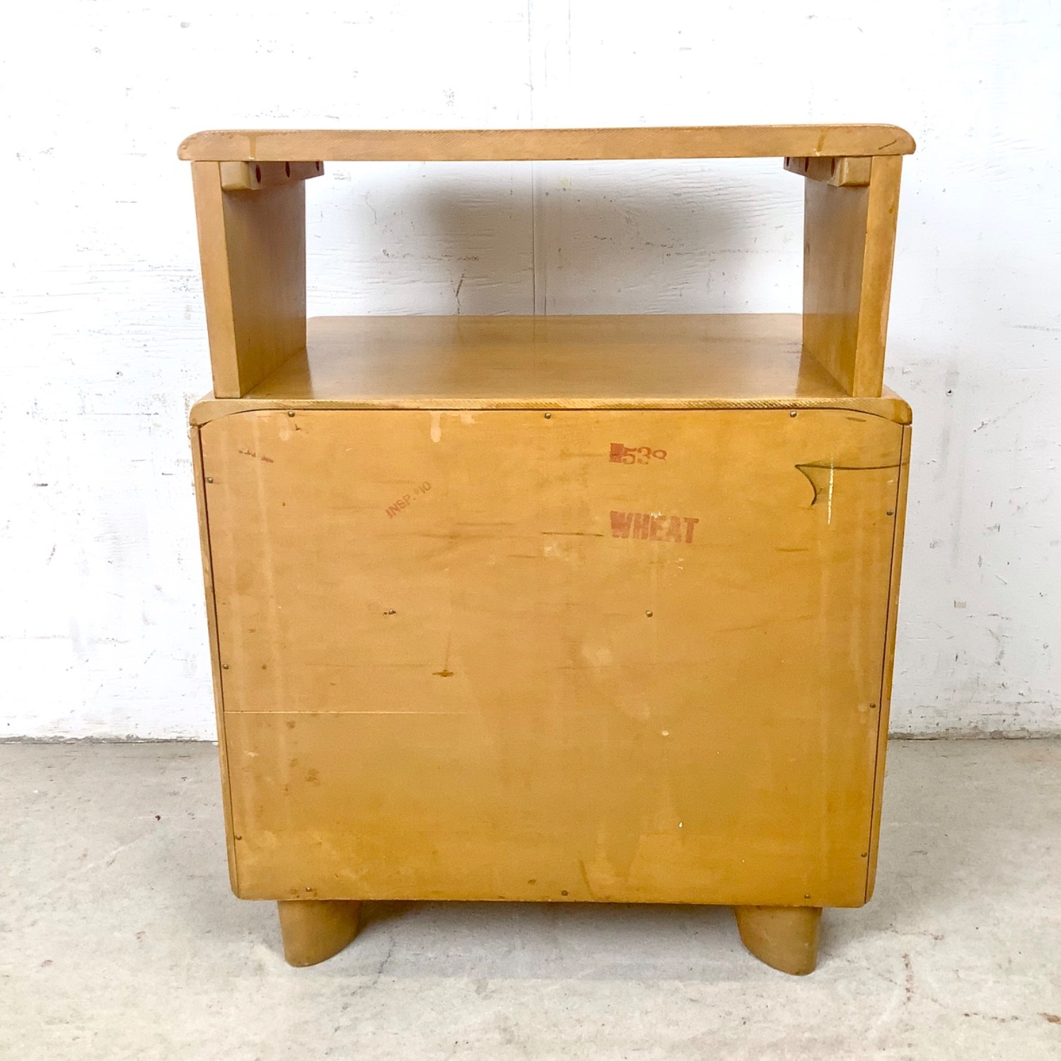 Vintage Heywood-Wakefield Wheat Nightstand - image-15