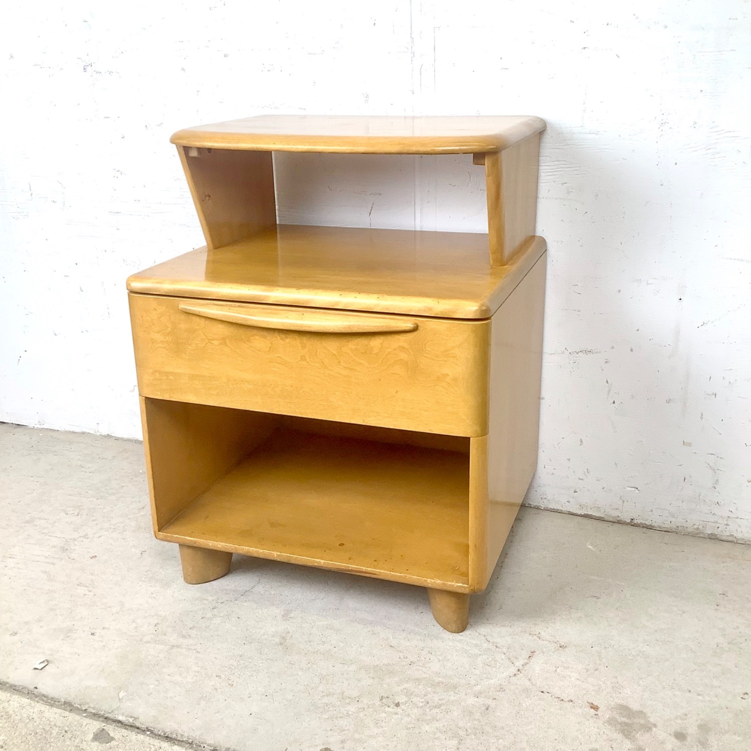Vintage Heywood-Wakefield Wheat Nightstand - image-3