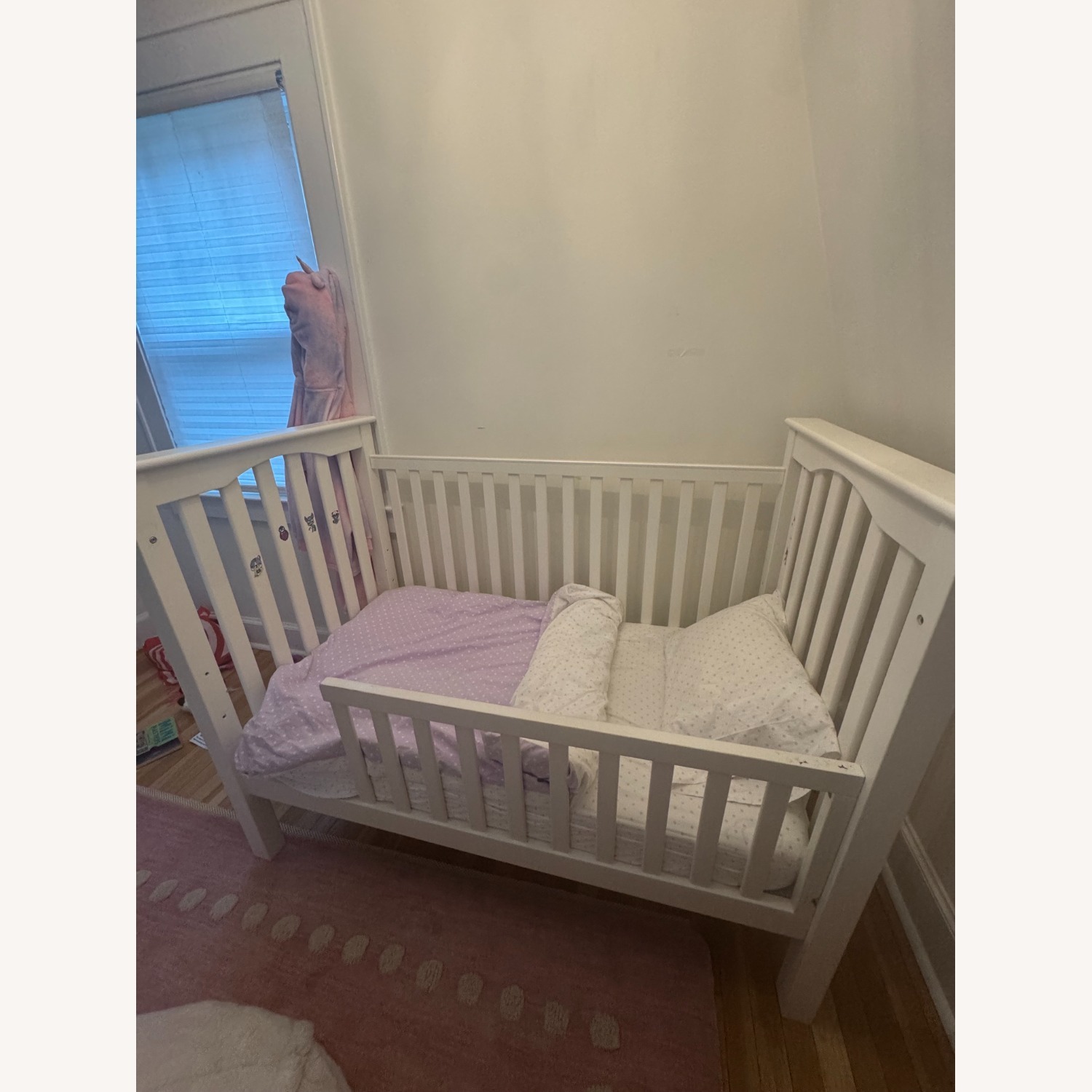 Pottery Barn Kids Kendall White Wood Crib - image-1