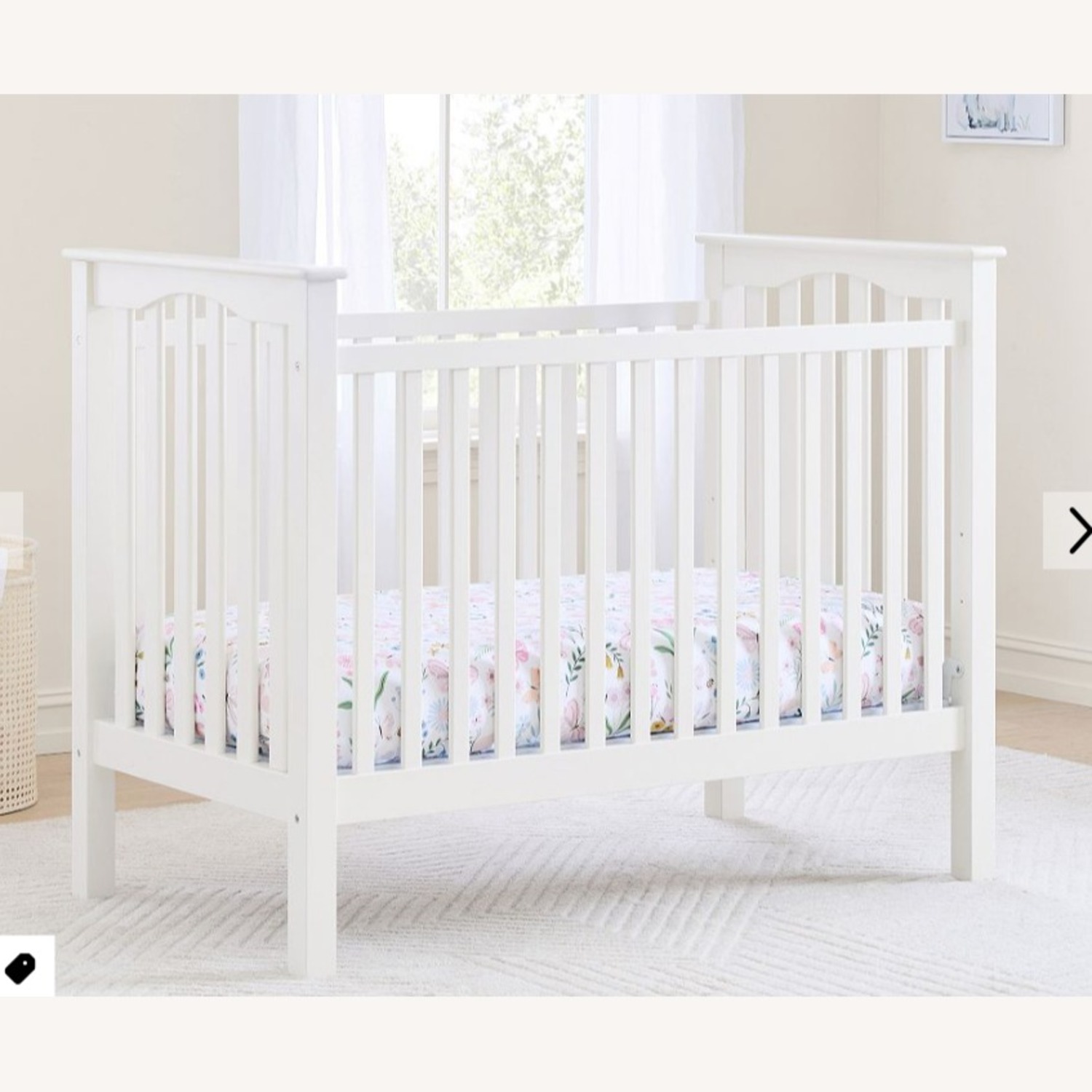 Pottery Barn Kids Kendall White Wood Crib - image-6