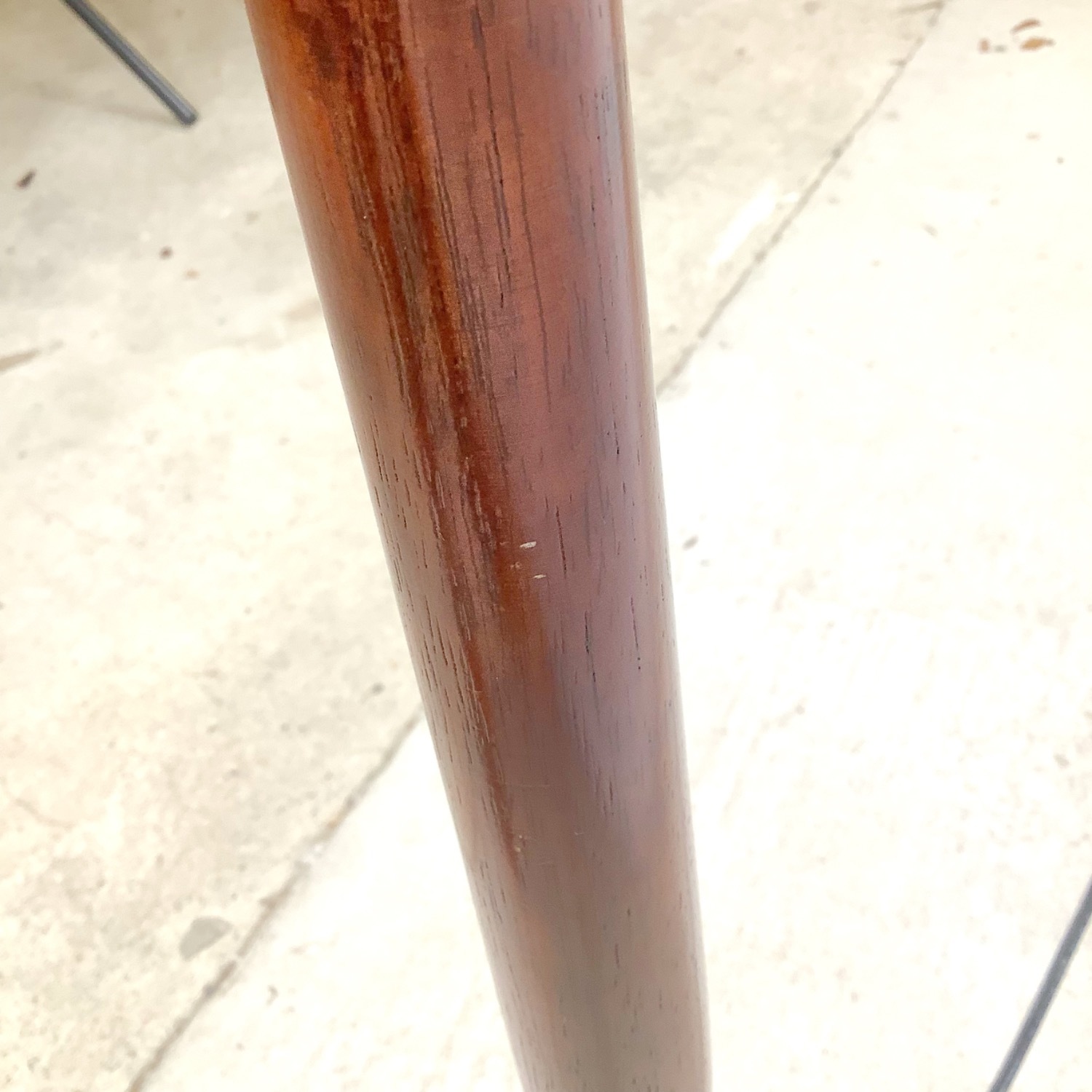 Mid-Century Walnut & Metal Sculptural Floor Lamp - image-9