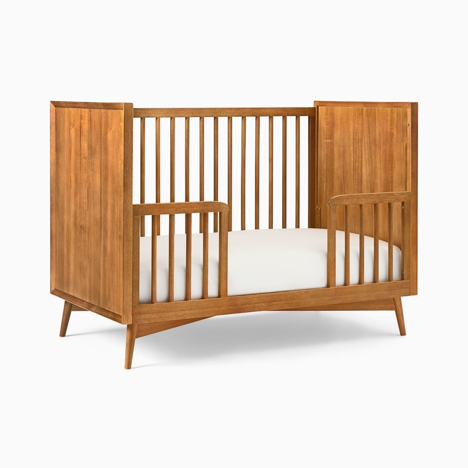 West Elm Midcentury Dark Brown Toddler Bed - image-4