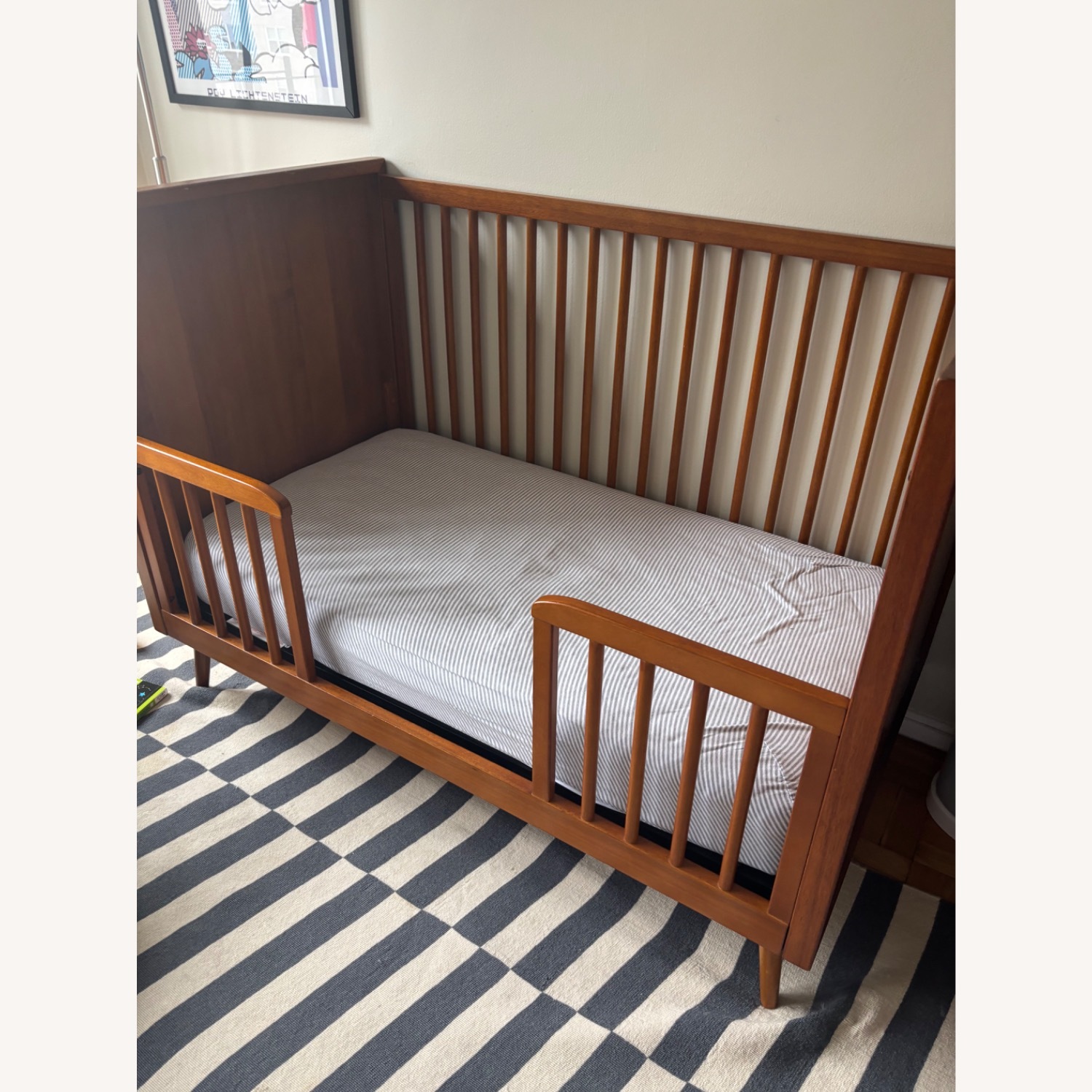 West Elm Midcentury Dark Brown Toddler Bed - image-3
