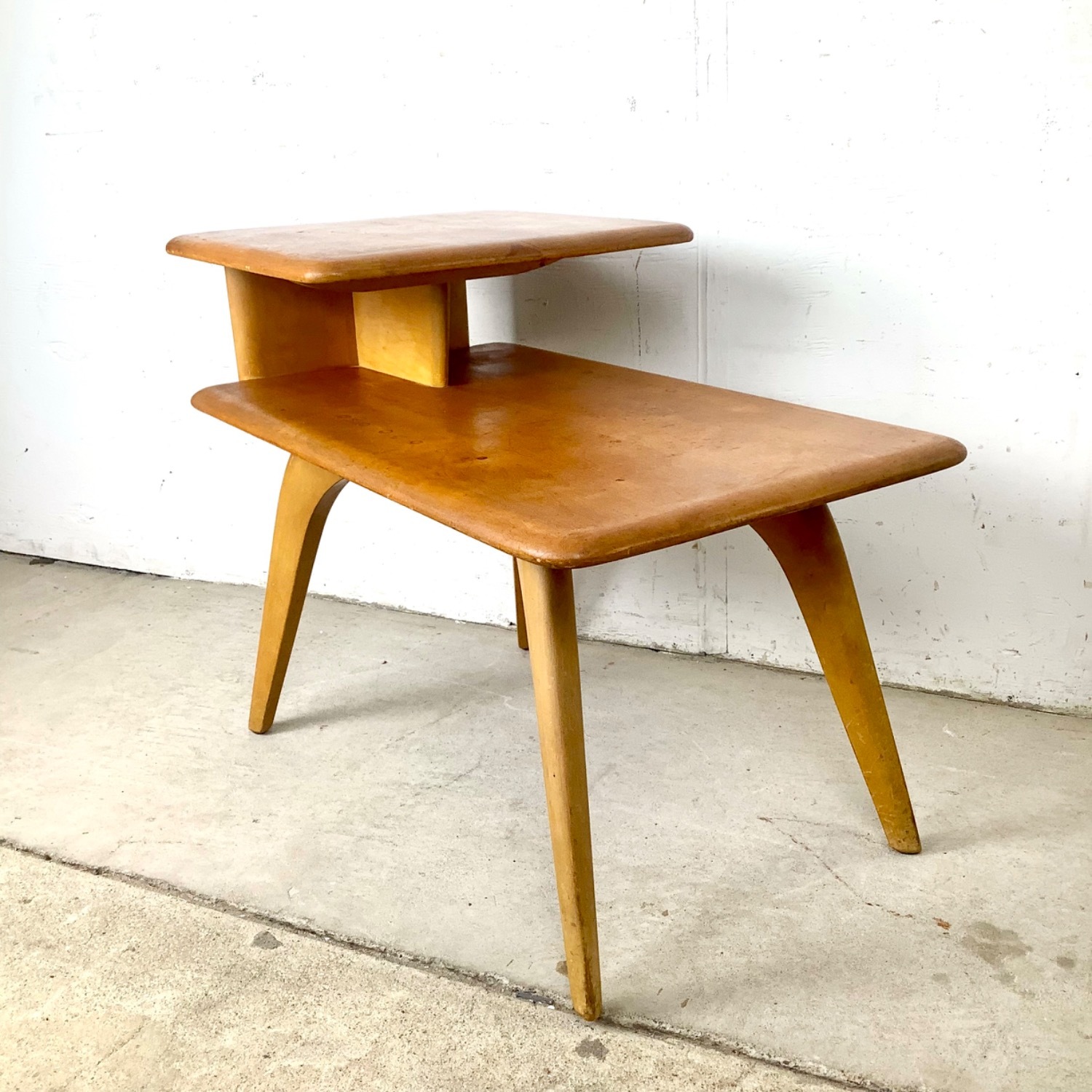 Vintage Heywood-Wakefield Step End Table - image-1
