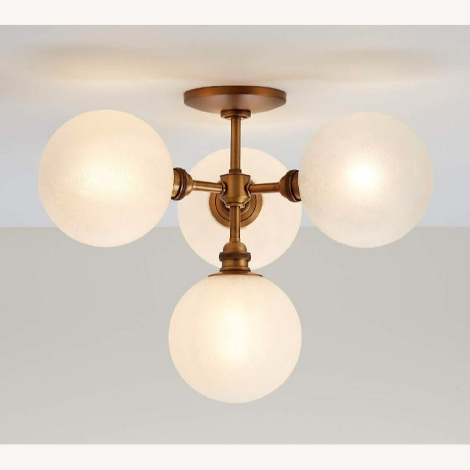 Crate & Barrel Bouldin Metal Ceiling Lamp - image-1