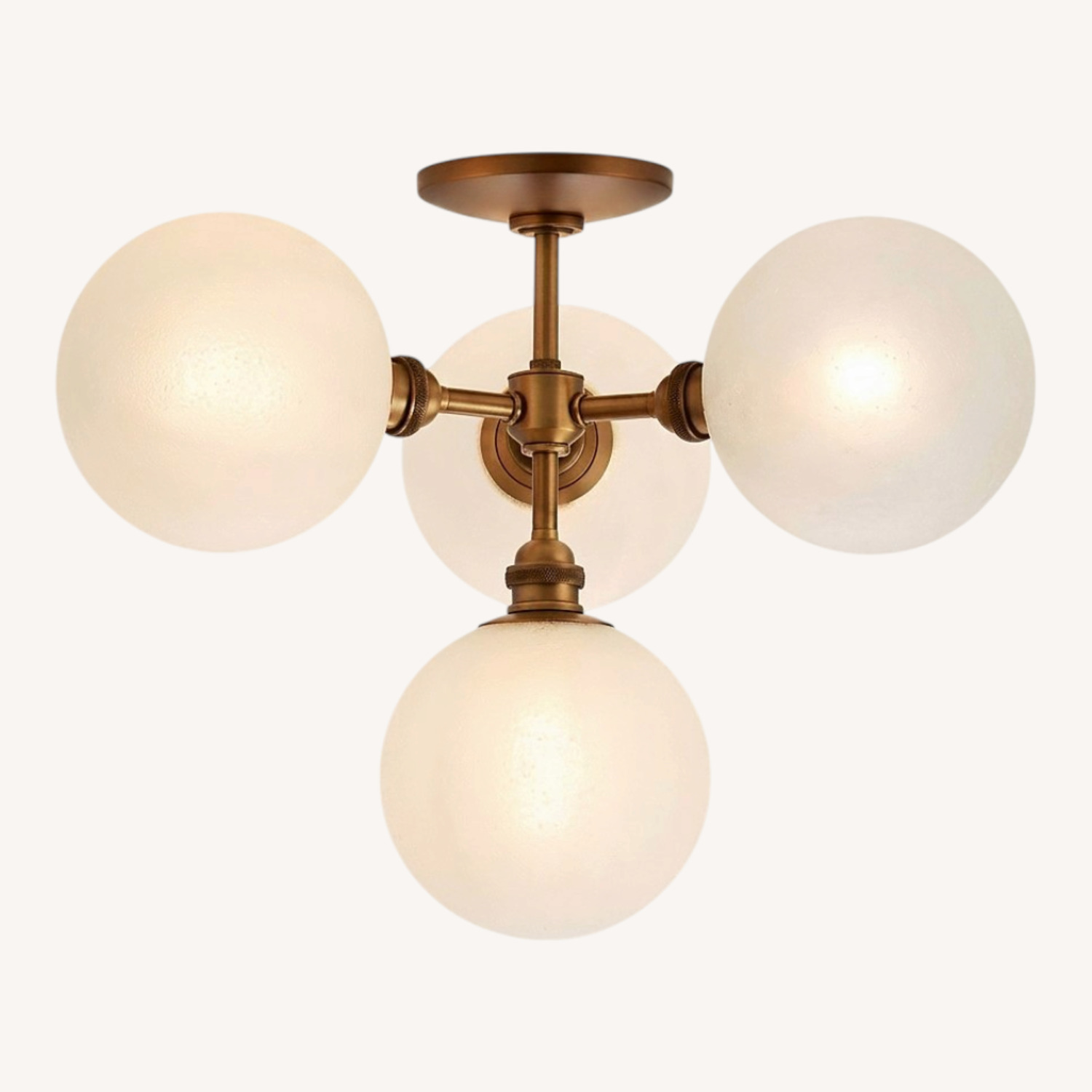 Crate & Barrel Bouldin Metal Ceiling Lamp - image-0