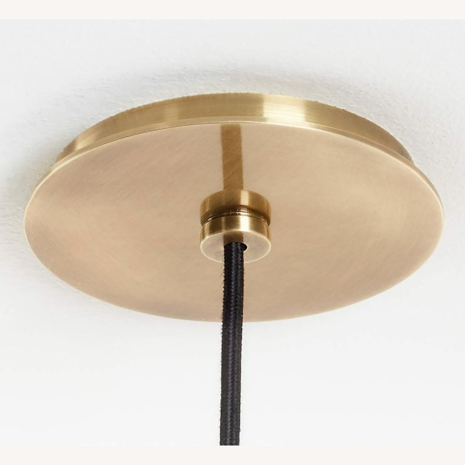 Crate & Barrel Nossa Natural Wicker Ceiling Lamp - image-4