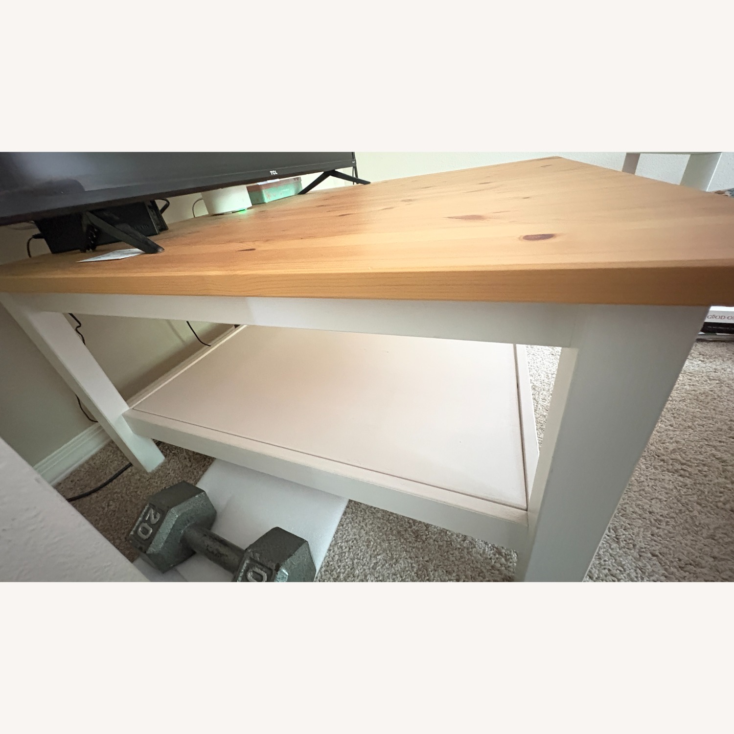 IKEA Hemnes White Wood Coffee Table - image-3