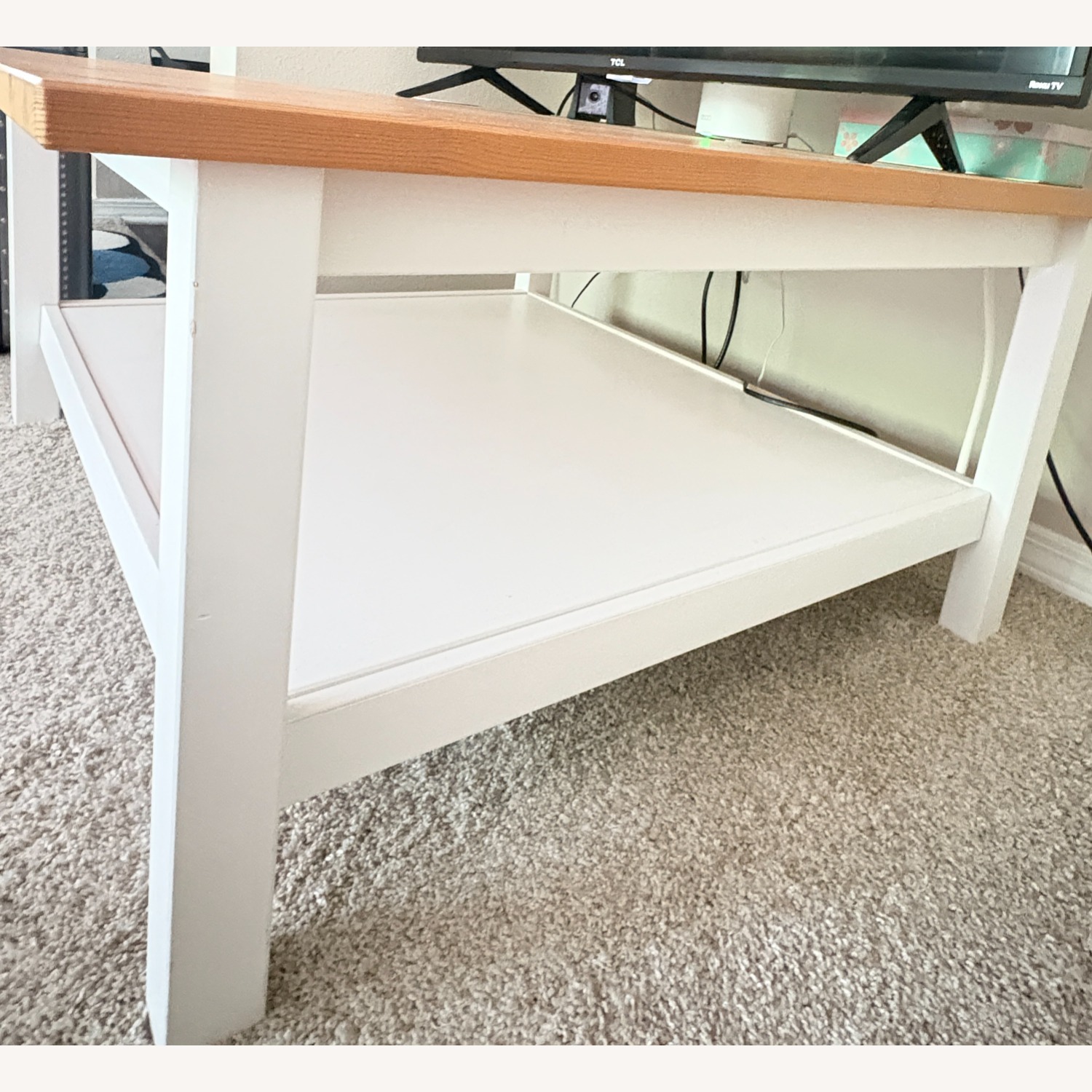IKEA Hemnes White Wood Coffee Table - image-6