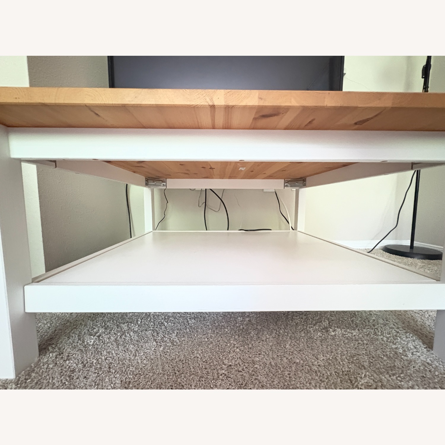 IKEA Hemnes White Wood Coffee Table - image-4