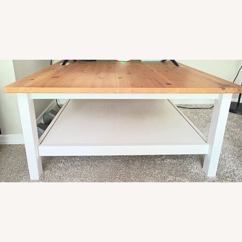 Used IKEA Hemnes White Wood Coffee Table for sale on AptDeco
