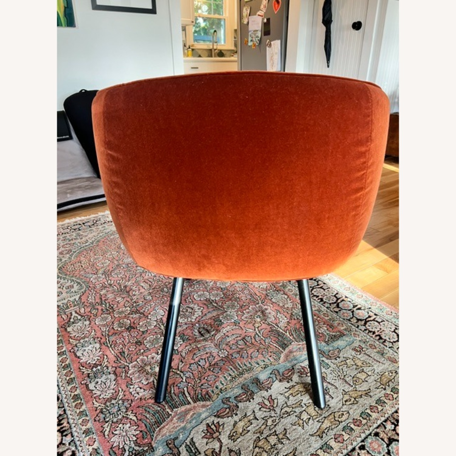Allermuir Bastille Orange Fabric Accent Chair - image-4