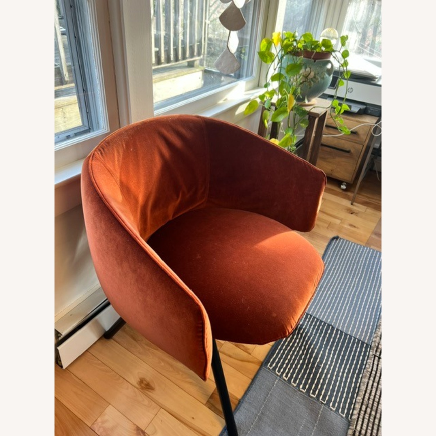 Allermuir Bastille Orange Fabric Accent Chair - image-9