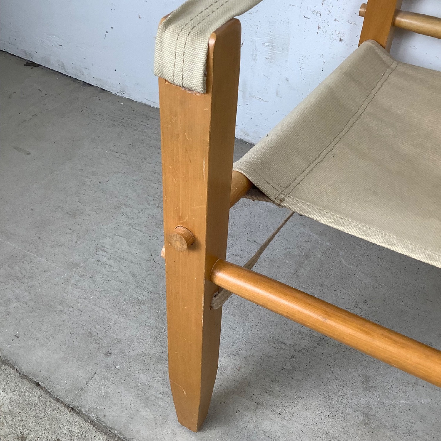 Vintage Safari Lounge Chair in Scandinavian Style - image-12
