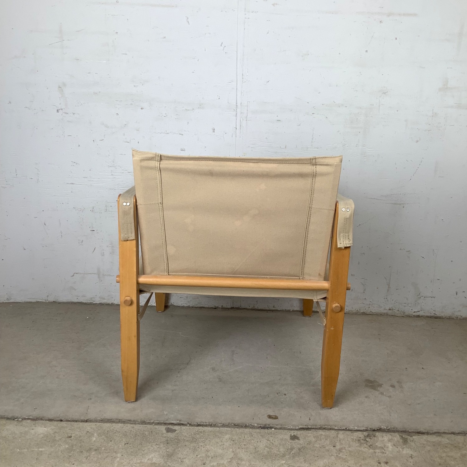 Vintage Safari Lounge Chair in Scandinavian Style - image-5