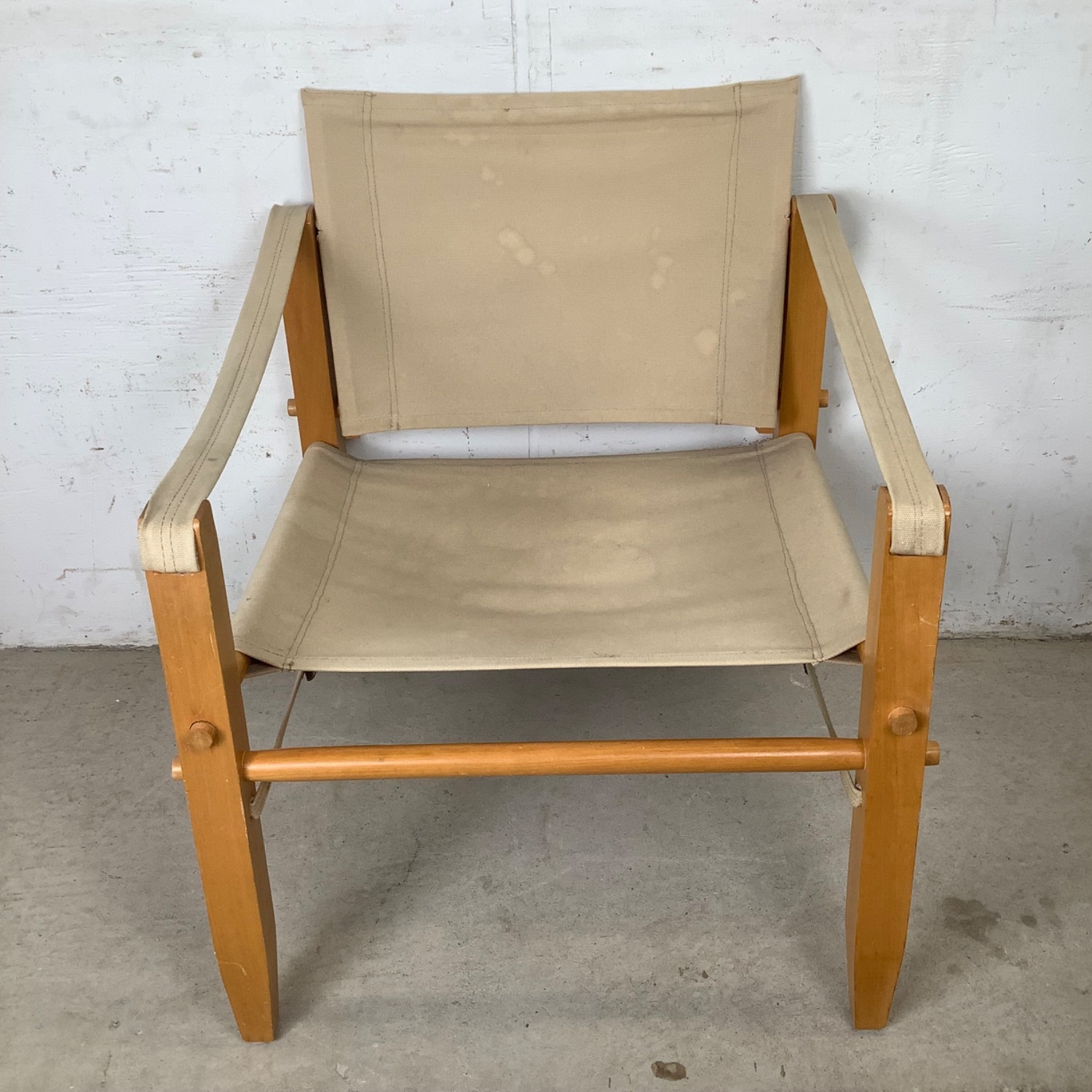 Vintage Safari Lounge Chair in Scandinavian Style - image-3