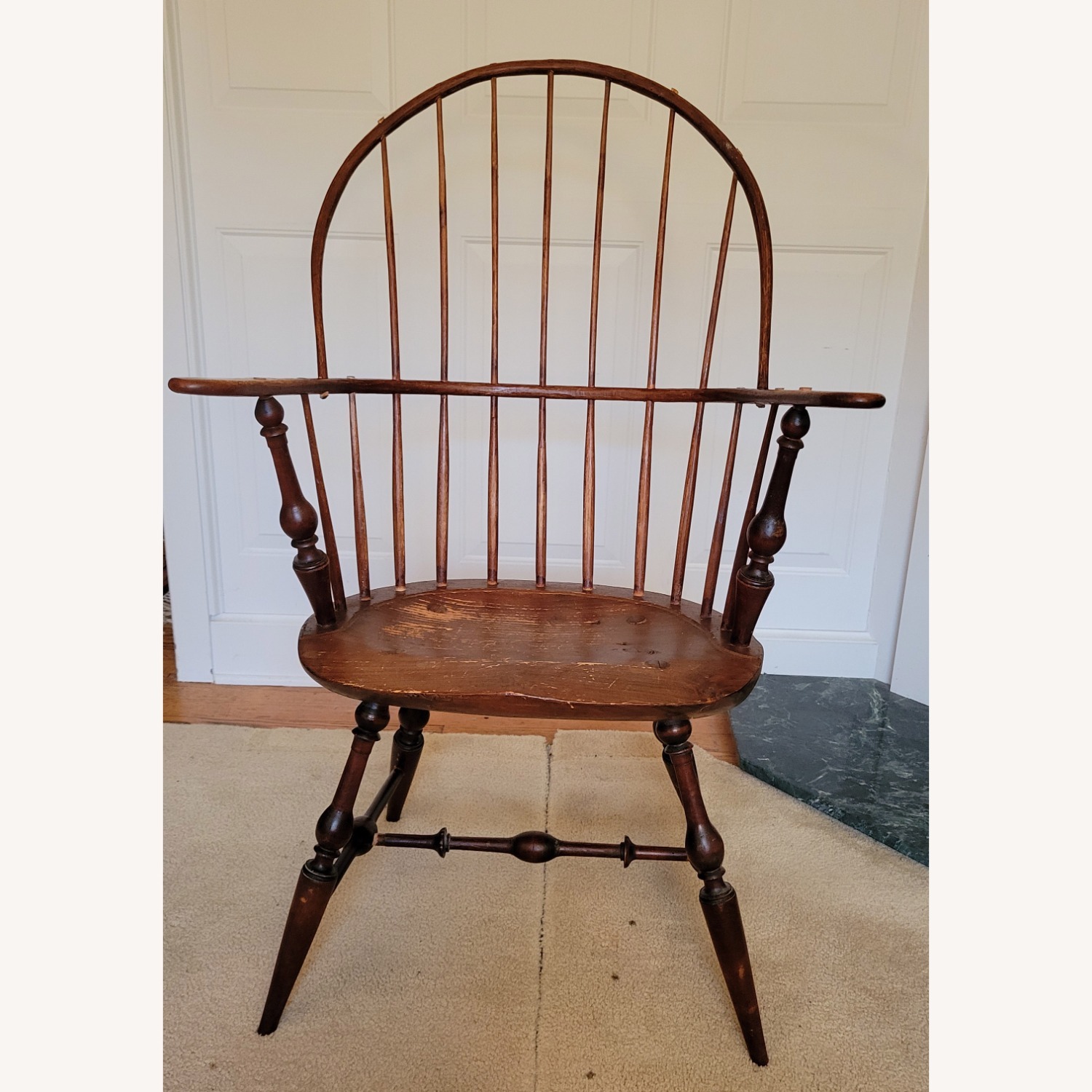 6 Reproduction Antique Windsor Chairs - image-7