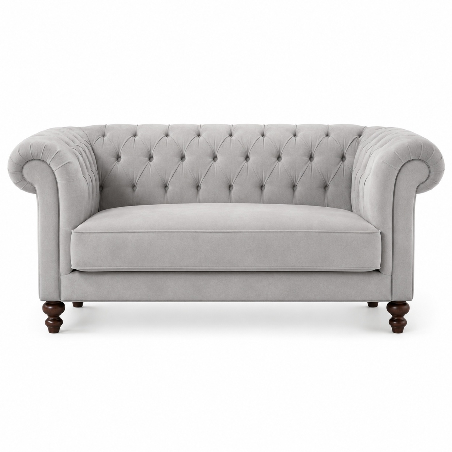 Mitchell Gold + Bob Williams Chester Light Gray Loveseat - image-5