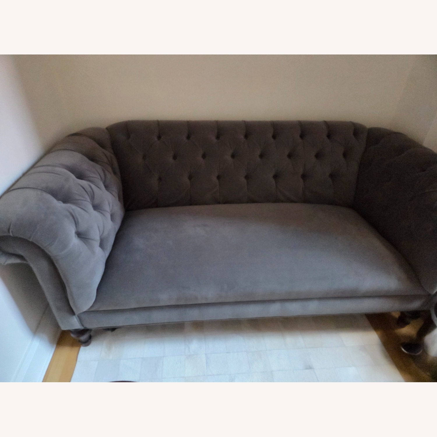 Mitchell Gold + Bob Williams Chester Light Gray Loveseat - image-3