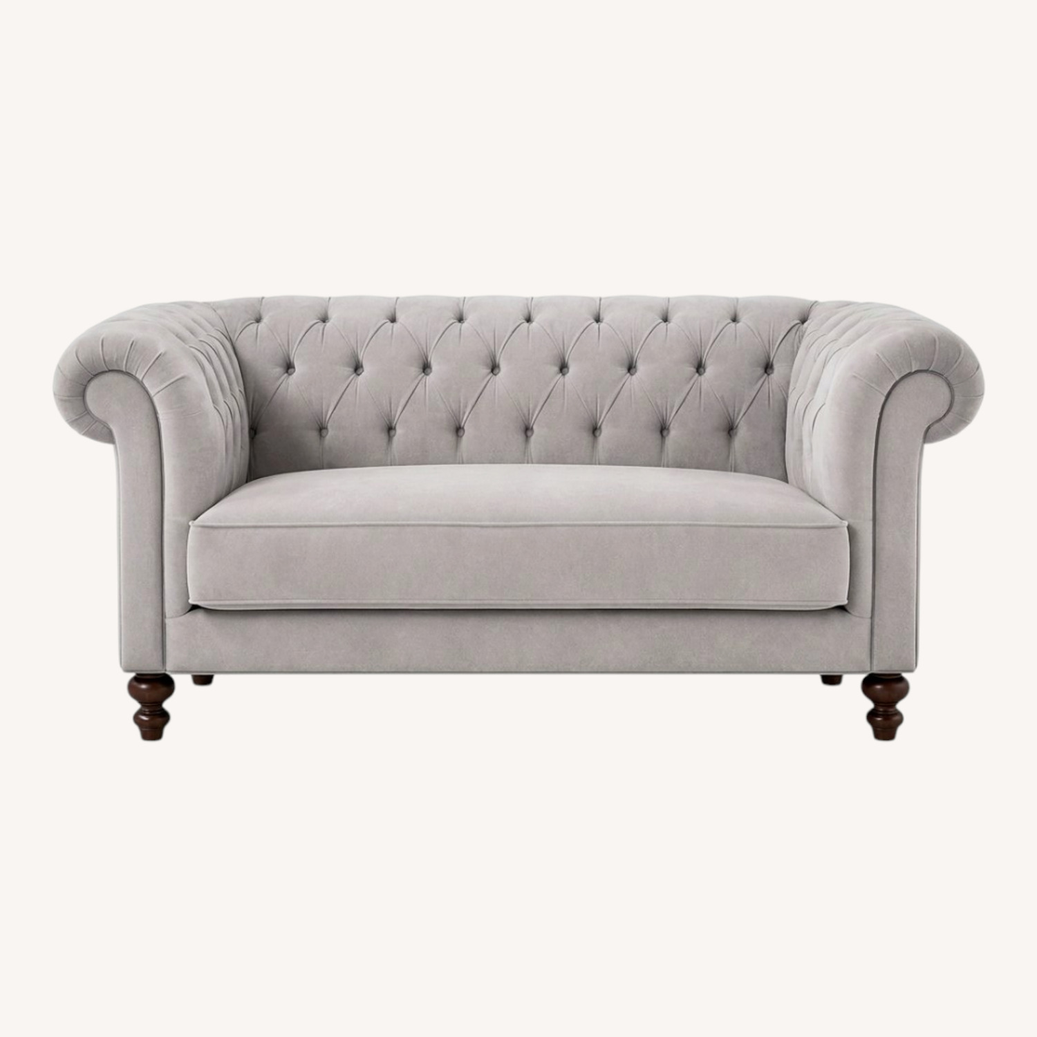 Mitchell Gold + Bob Williams Chester Light Gray Loveseat - image-0