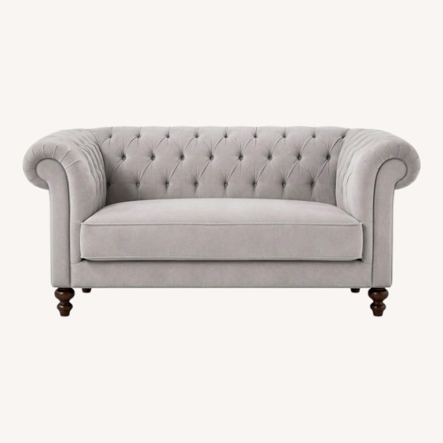 Used Mitchell Gold + Bob Williams Chester Light Gray Loveseat for sale on AptDeco