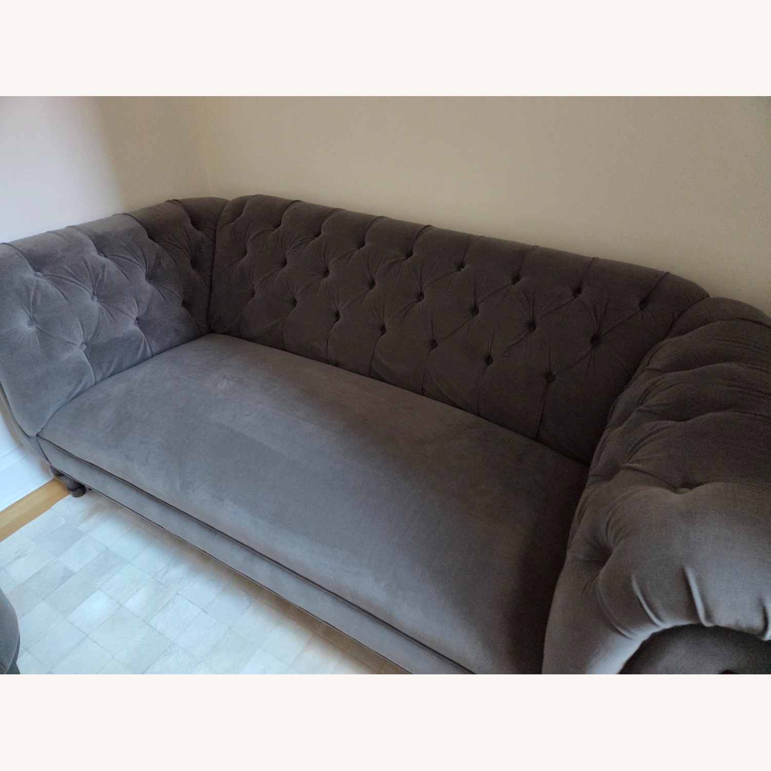 Mitchell Gold + Bob Williams Chester Light Gray Loveseat - image-4
