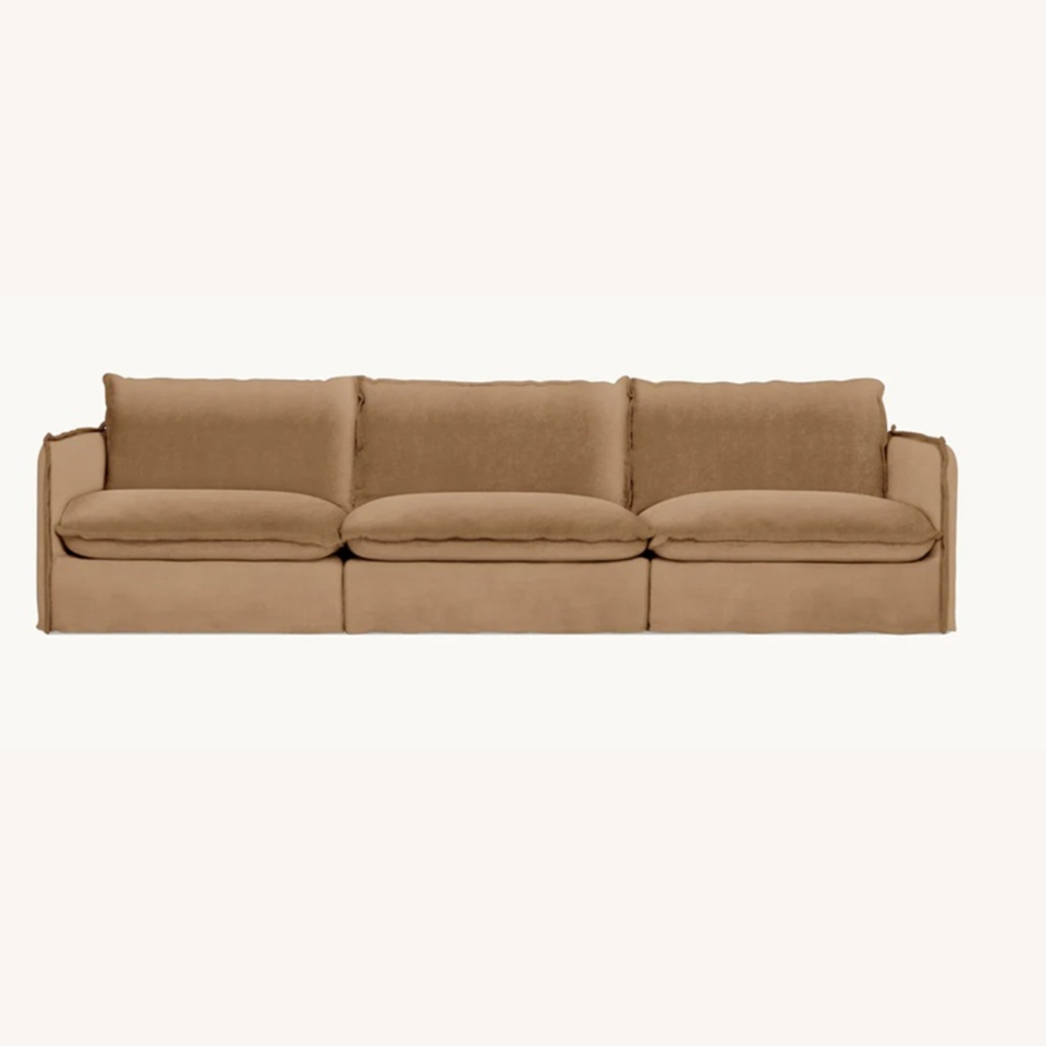 Sixpenny Neva Light Brown Linen 3+ Piece Sectional - image-7