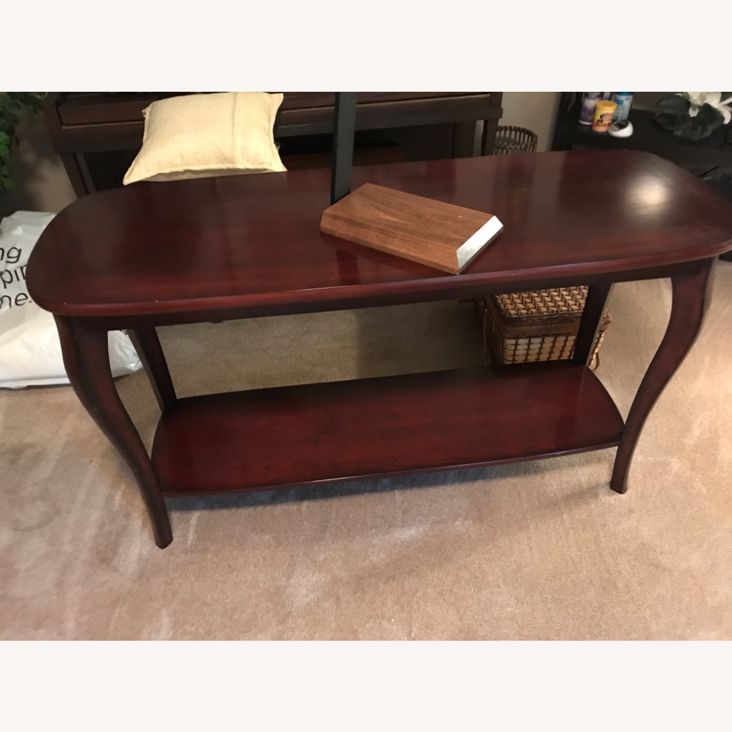 Dark Brown Console Table - image-1