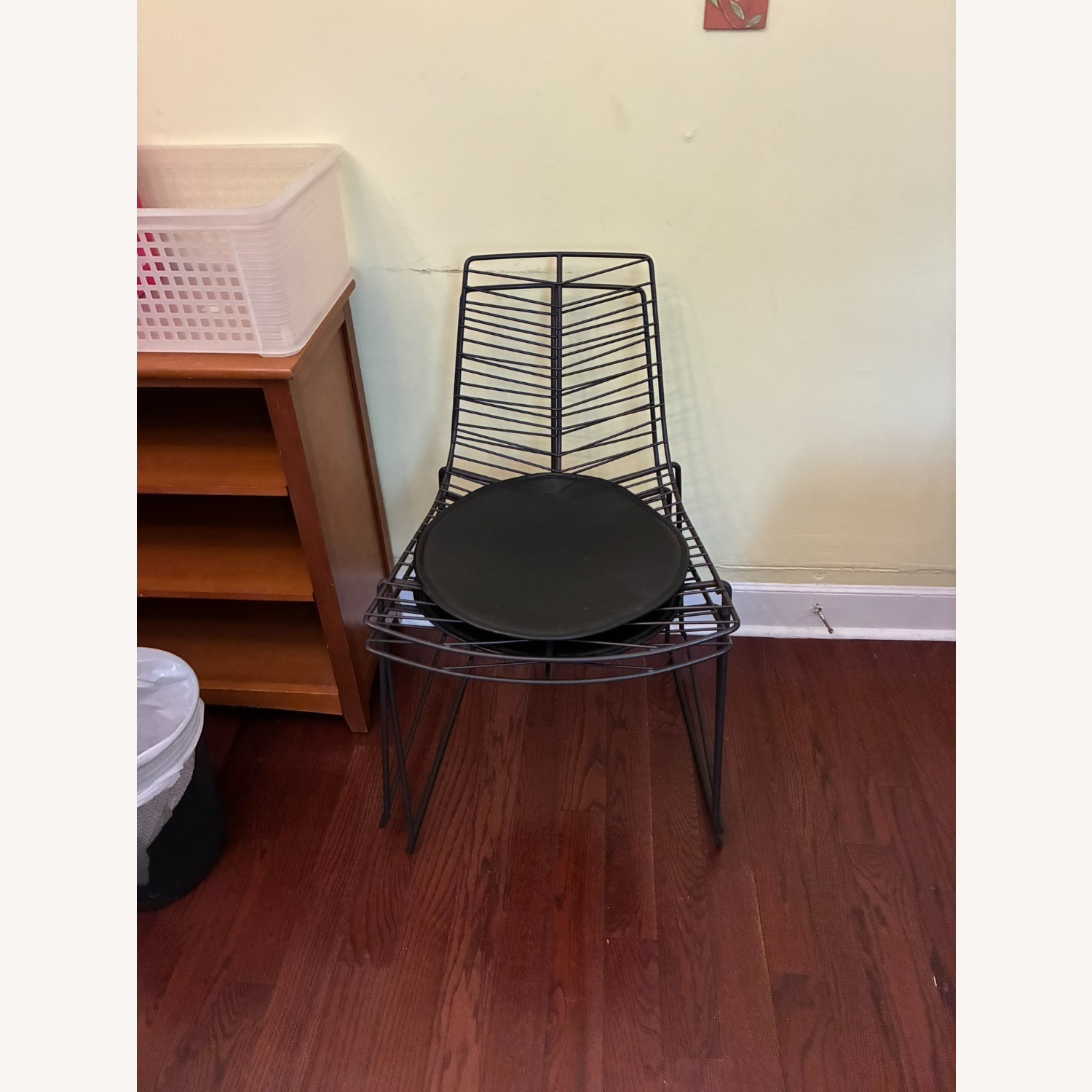 Arper Leaf Black/Brown Metal Accent Chairs - image-3