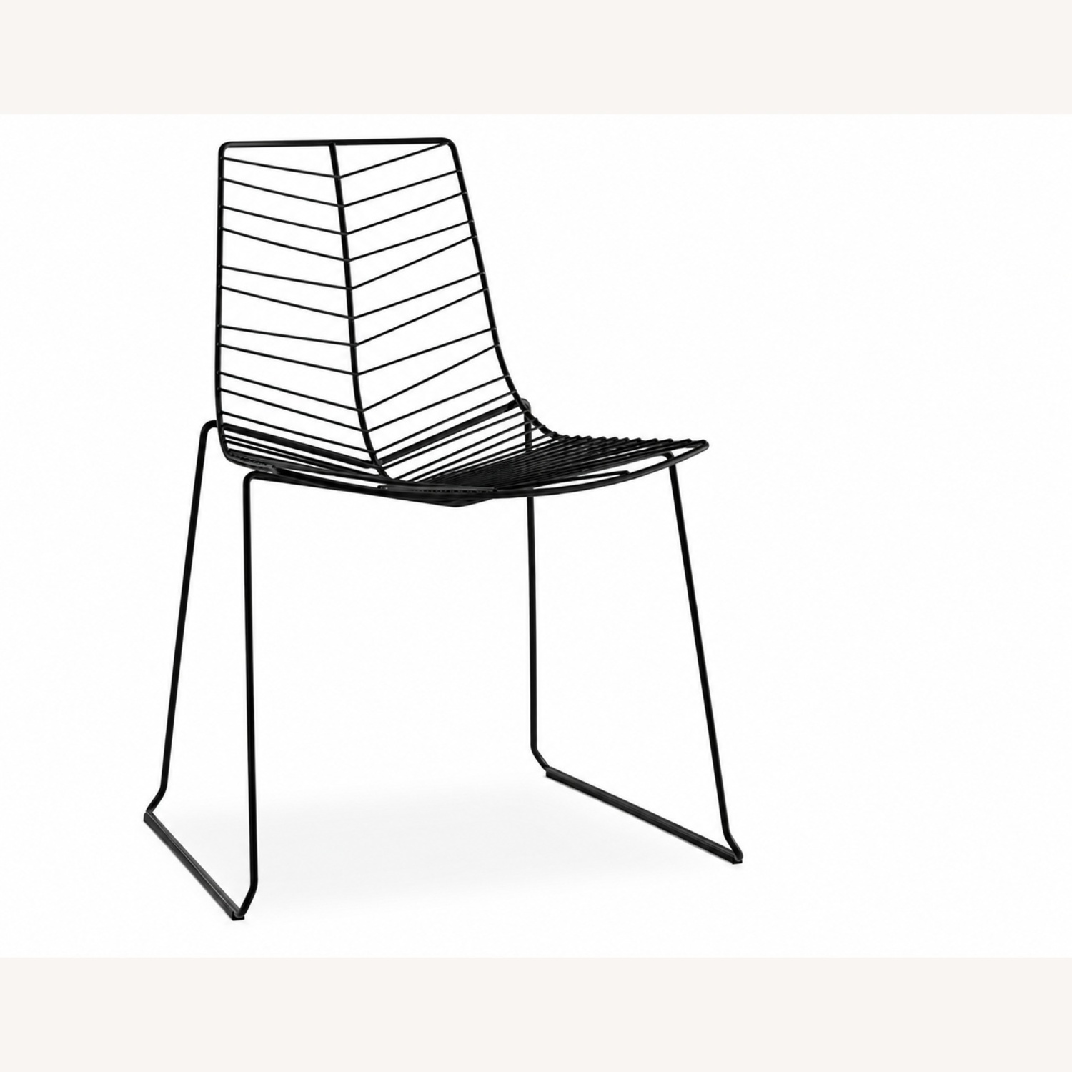 Arper Leaf Black/Brown Metal Accent Chairs - image-6