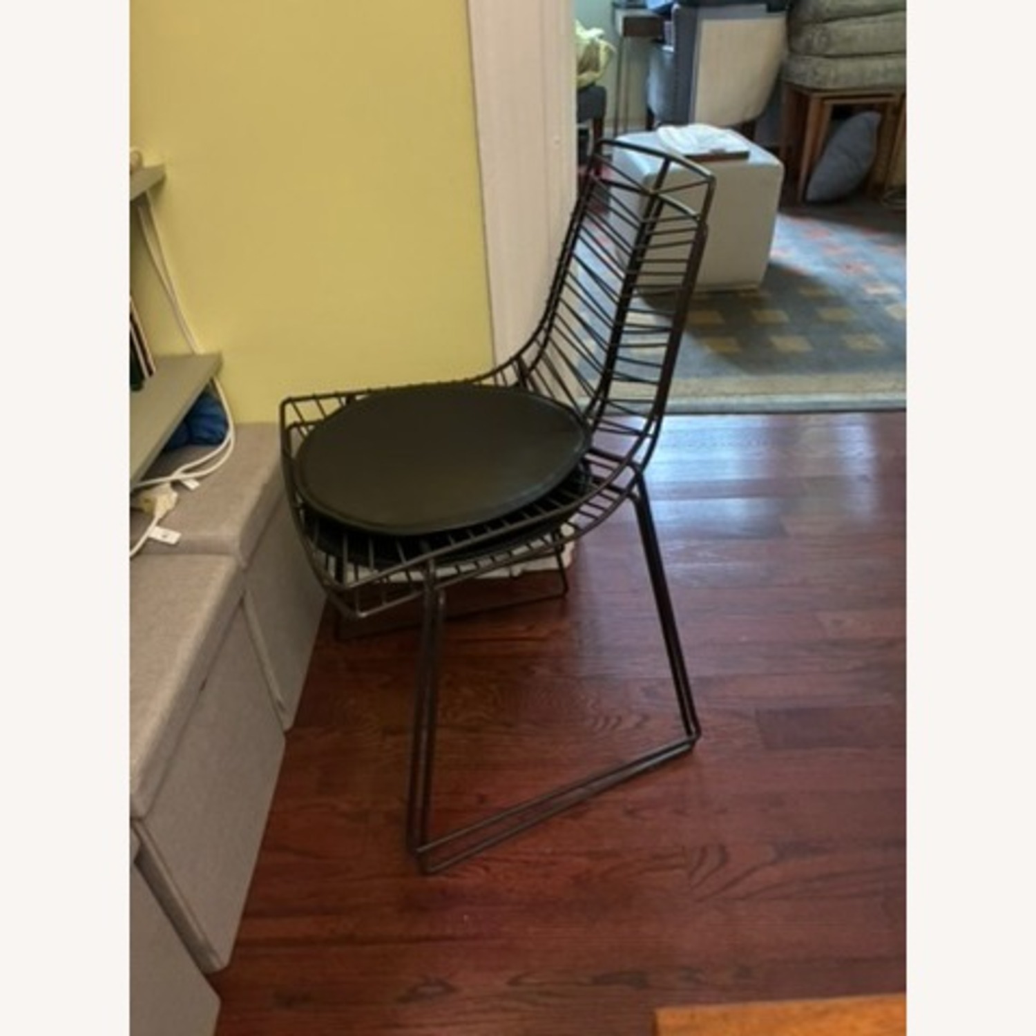 Arper Leaf Black/Brown Metal Accent Chairs - image-4